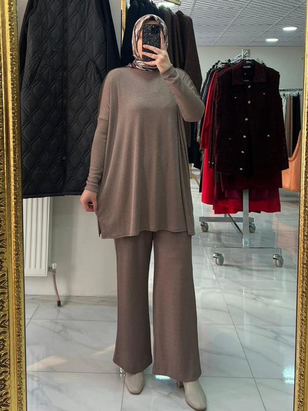 ARMİNE TREND YARASA KOL TRİKO TAKIM