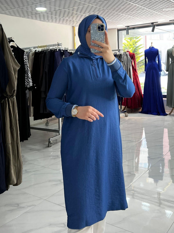 Armine Zipper Detail Tunic