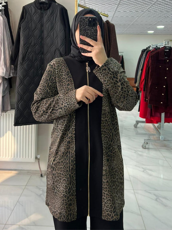 ARMİNE TREND LEOPAR DETAYLI TAKIM
