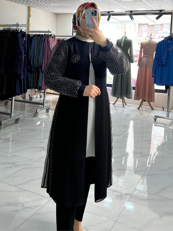 Puffer Jacket Tunic Set